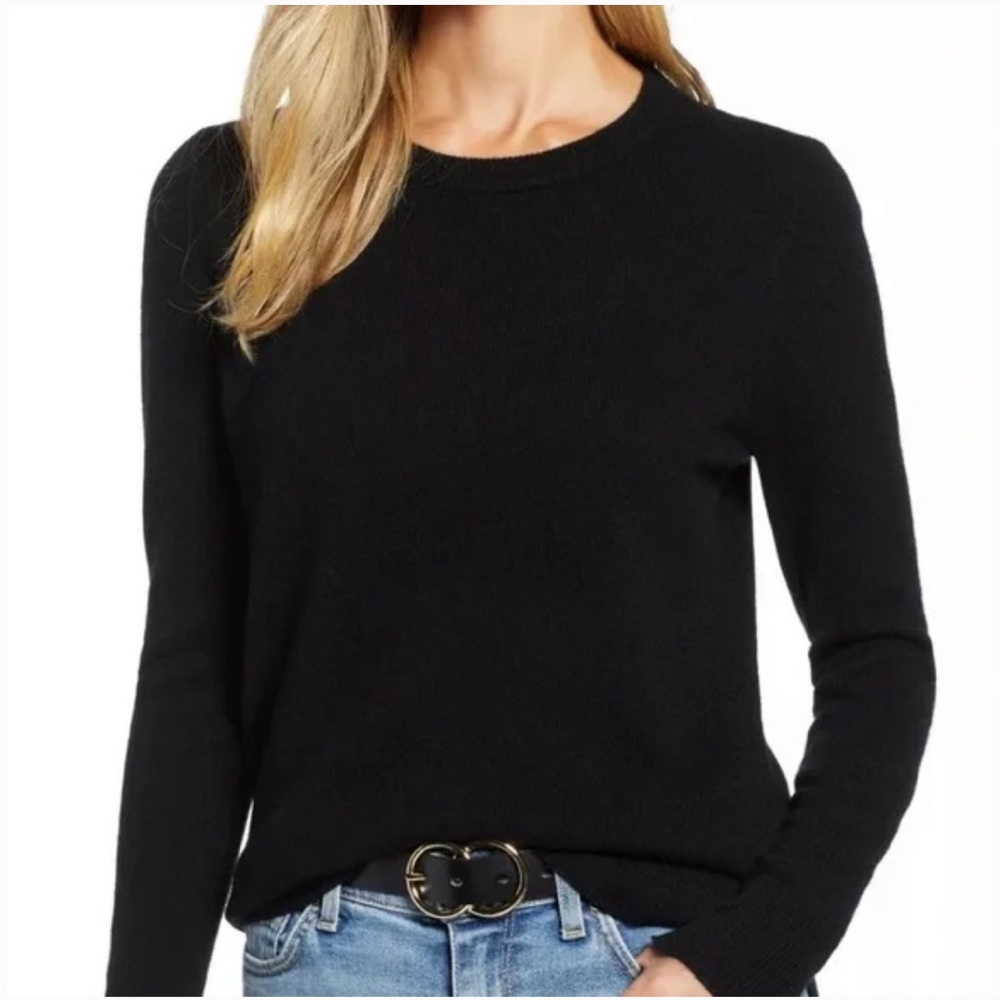 Nordstrom Halogen cashmere crew neck sweater